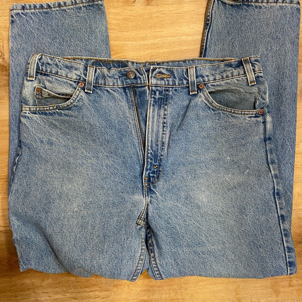 Vintage Orange Label Levis, 505